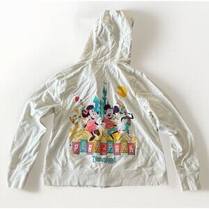 Disney Store Minnie Mouse & Friends Play in the Park Zip Hoodie for Women Small